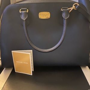 Michael Kors large leather satchel